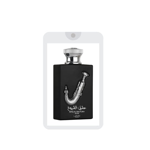Ishq Al Shuyukh Silver Tester EDP - Unisex 20ml | by Lattafa Pride - Intense Oud