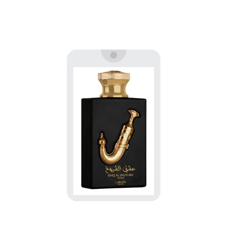 Ishq Al Shuyukh Gold Tester EDP - Unisex 20ml | by Lattafa Pride - Intense Oud