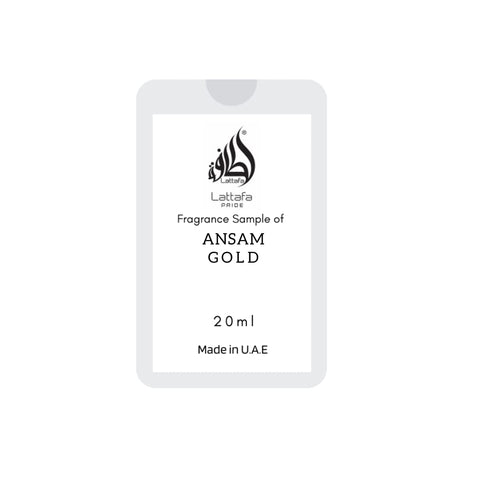 Ansaam Gold Tester EDP-Eau De Parfum 20ml(0.67 oz) Unisex | by Lattafa Perfumes - Intense Oud