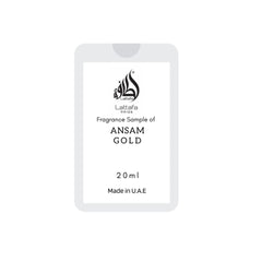 Ansaam Gold Tester EDP-Eau De Parfum 20ml(0.67 oz) Unisex | by Lattafa Perfumes - Intense Oud