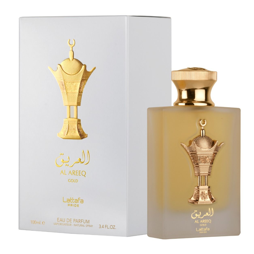 Al Areeq Gold EDP - 100mL (3.4 oz) by Lattafa Pride - Intense Oud