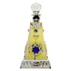 Arba Wardat Perfume Oil - 30 ML (1.6 oz) by Rasasi  (BOTTLE WITH VELVET POUCH) - Intense Oud