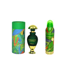 Romance Women Perfume Eau De Parfum 45ML (1.5 oz) With Deodorant 200ML (6.7oz) I by Rasasi - Intense Oud