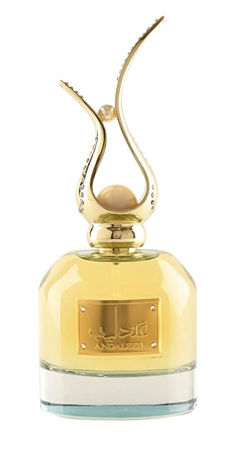 Andaleeb Women's Eau De Parfum by Asdaaf, 100ml bottle, elegant floral and woody scent, sleek perfume bottle design