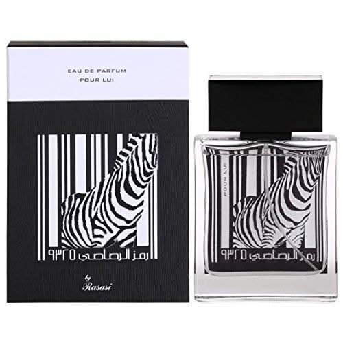 Set of Rasasi Rumz Al Rasasi 9325, 9459, 9453 Eau De Parfum for men with zebra, leopard, crocodile patterns in stylish bottles
