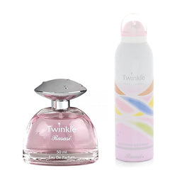 Twinkle Perfume For Woman EDP - Eau De Parfum 50ML (1.7 oz) with Twinkle Women Deodorant - 200 ML (6.7 oz)  I by Rasasi - Intense Oud