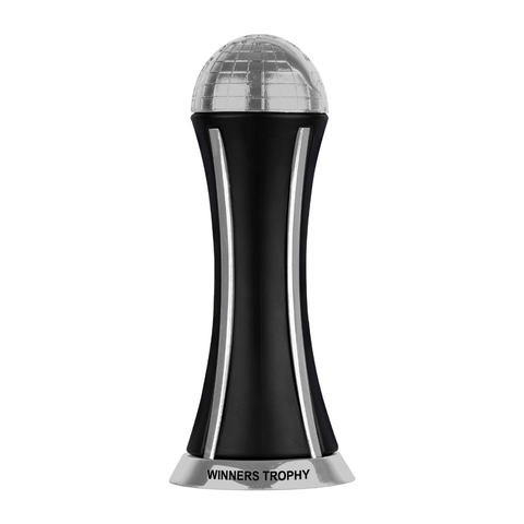 Lattafa Pride Winners Trophy Silver EDP Eau De Parfum in 100mL bottle, featuring a sleek silver design.