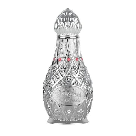 Lattafa Washwashah concentrated perfume oil by Ard Al Zaafaran, 25ml bottle with elegant packaging and floral fragrance.