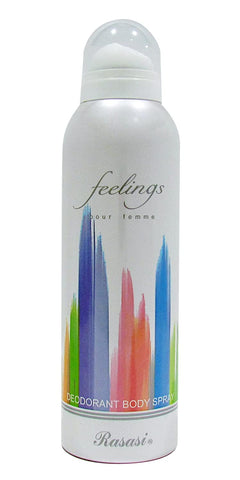 Feelings for women  EDP 60 ML (2.0 oz) With  Deodorant - 200ML (6.7oz) I by Rasasi - Intense Oud