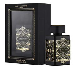 Bade'e Al Oud for Glory, Maahir & Maahir Black EDP-Eau de Parfum 100ML(3.4 oz) | by Lattafa Perfumes - Intense Oud