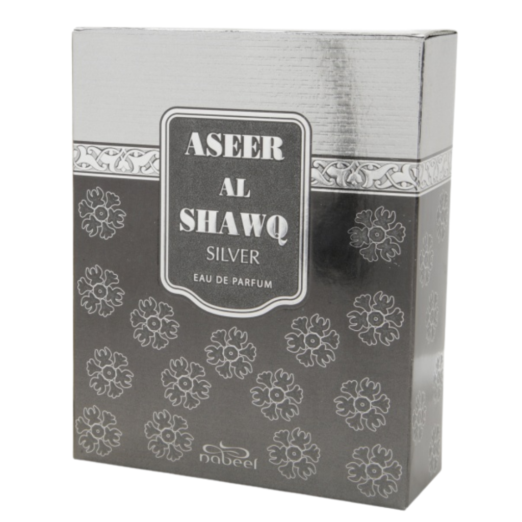 Aseer Al Shawq Silver EDP - 80ML (2.7 oz) by Nabeel - Intense Oud