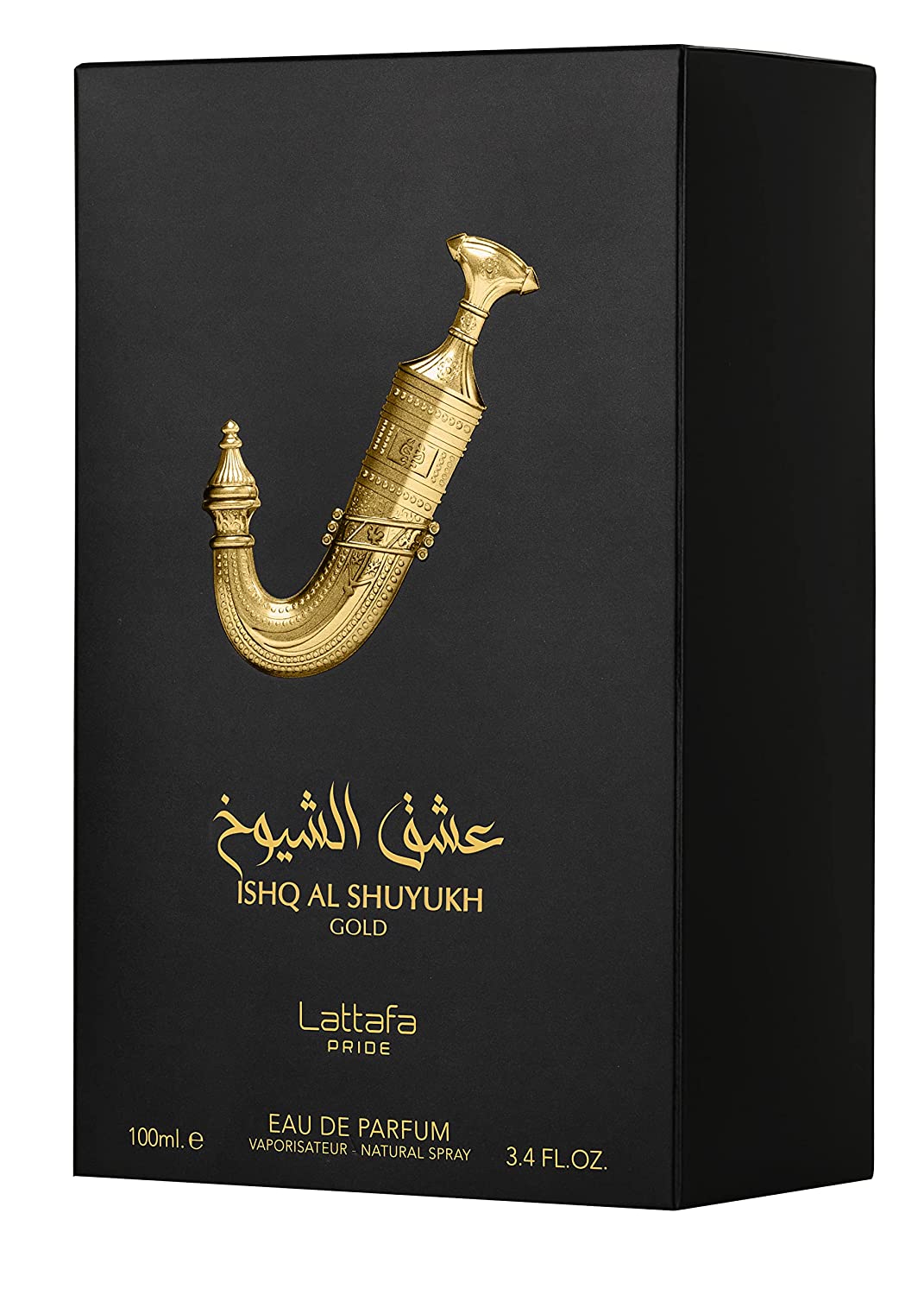 Ishq Al Shuyukh Gold EDP - 100mL (3.4 oz) by Lattafa Pride - Intense Oud