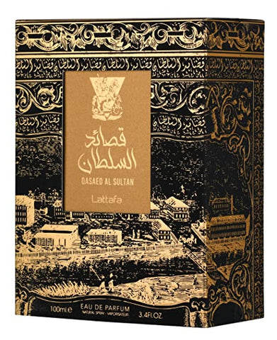 Qasaed Al Sultan EDP 100ml (3.4 oz) by Lattafa - Intense Oud