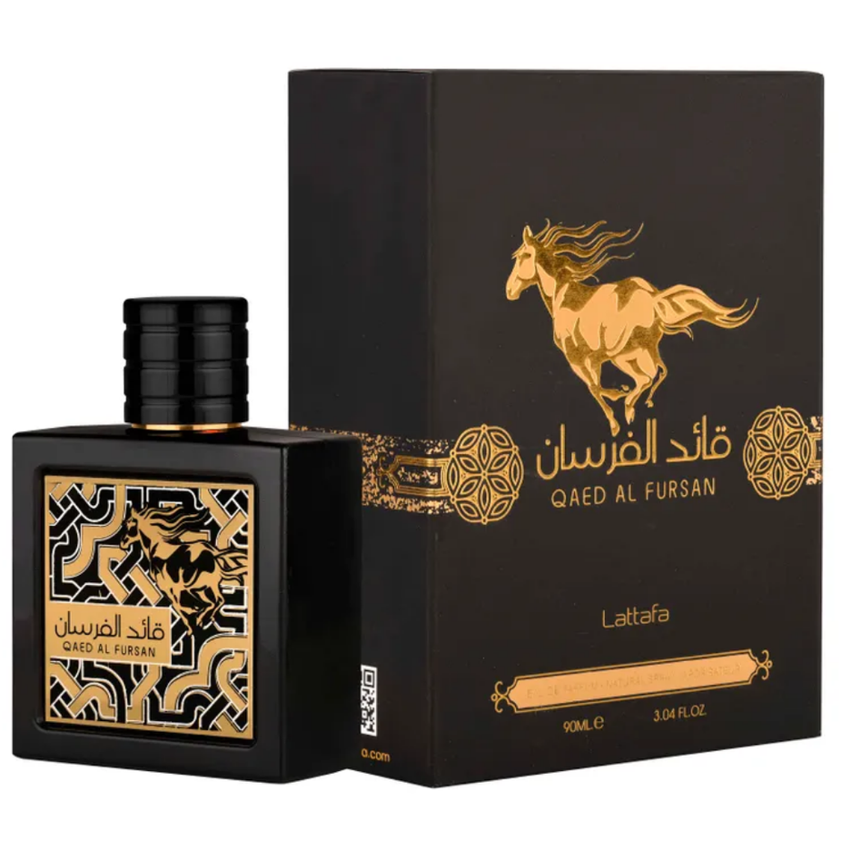 Qaed Al Fursan Khaltat Al Arabia Royal Delight EDP by Lattafa in a magnetic box, 100ml bottle with elegant fragrance design