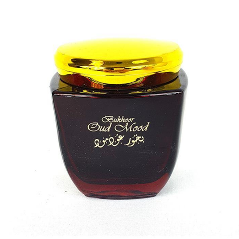 Bakhoor Oud Mood by Ard Al Zaafaran in an 80GMS jar, aromatic scented bakhoor with traditional Oud fragrance.