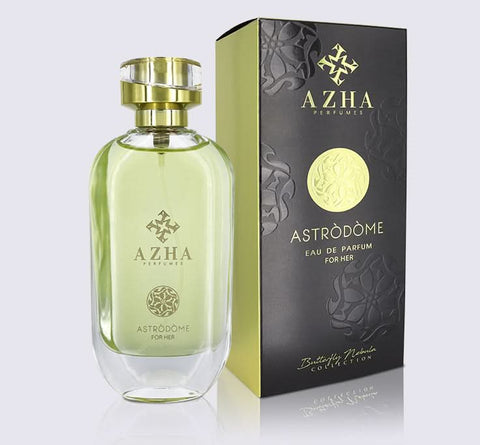 Astrodome for Her Eau de Parfum spray by AZHA in a decorative box, 100ml (3.4 oz) presentation with elegant packaging.