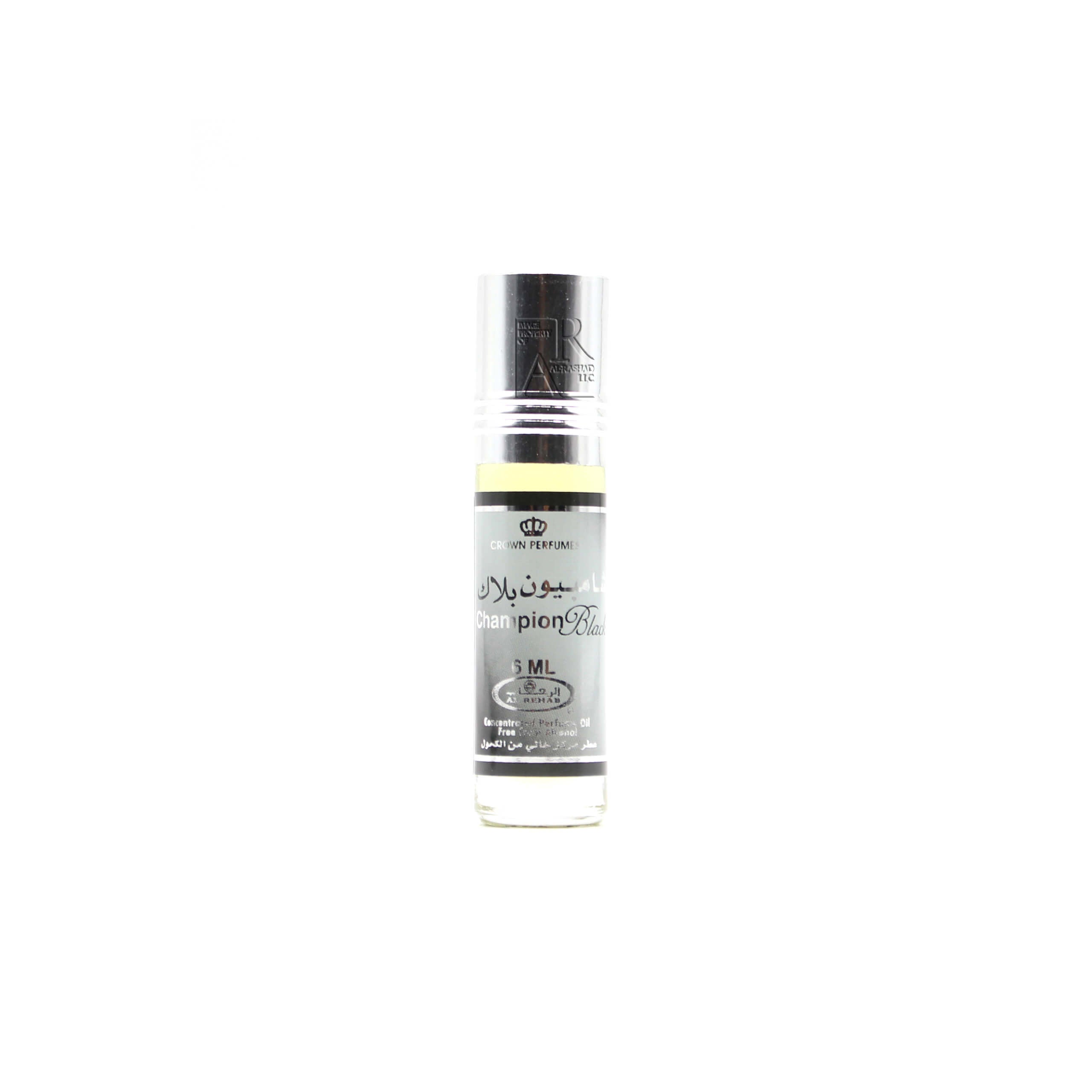 Champion Black-6ml (.2oz) Roll-on Perfume Oil by Al-Rehab (Box of 6) - Intense Oud