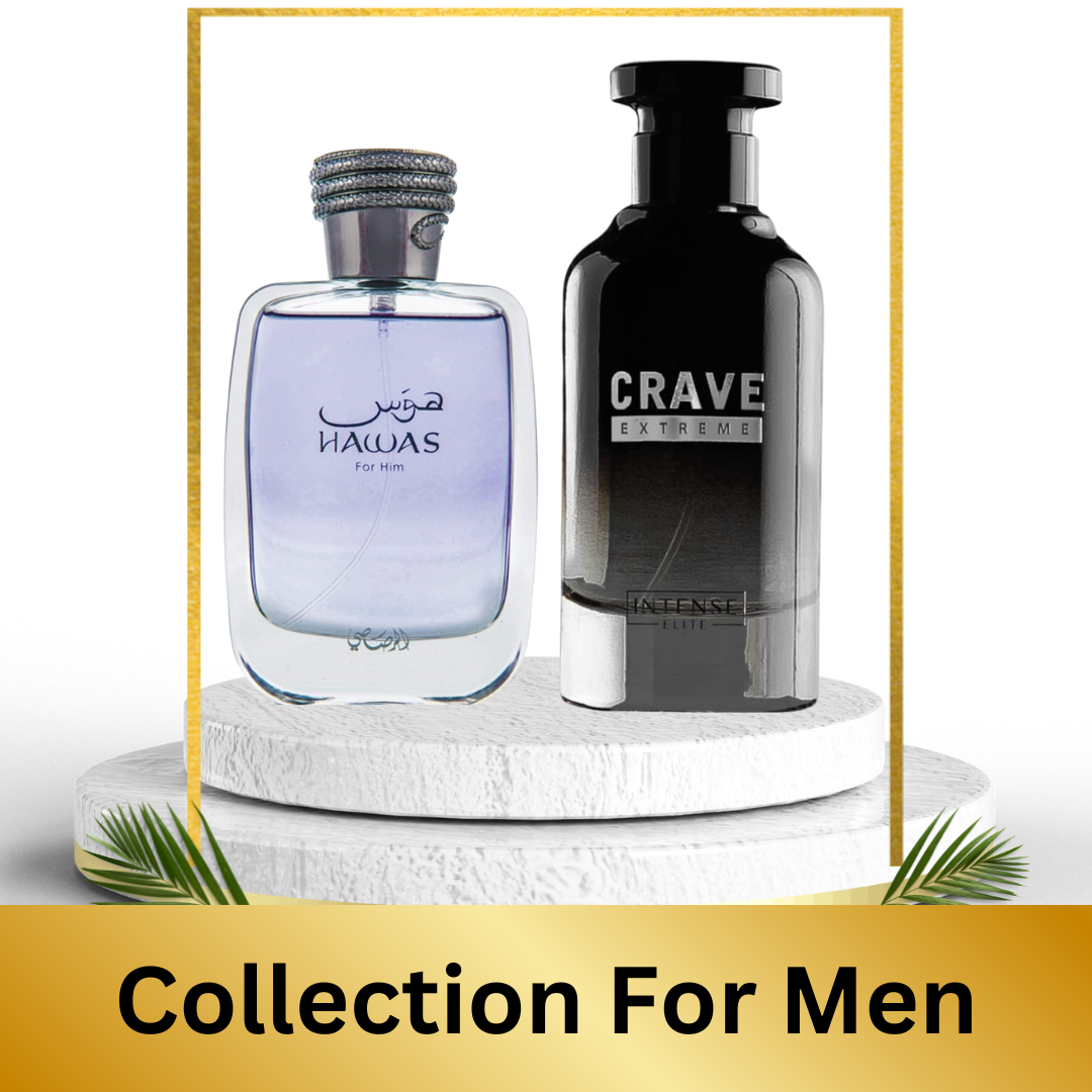 Collection For Men (2 Piece)  |EDP-100ML/3.4Oz| Hawas For Men and Crave Extreme For Men. - Intense Oud