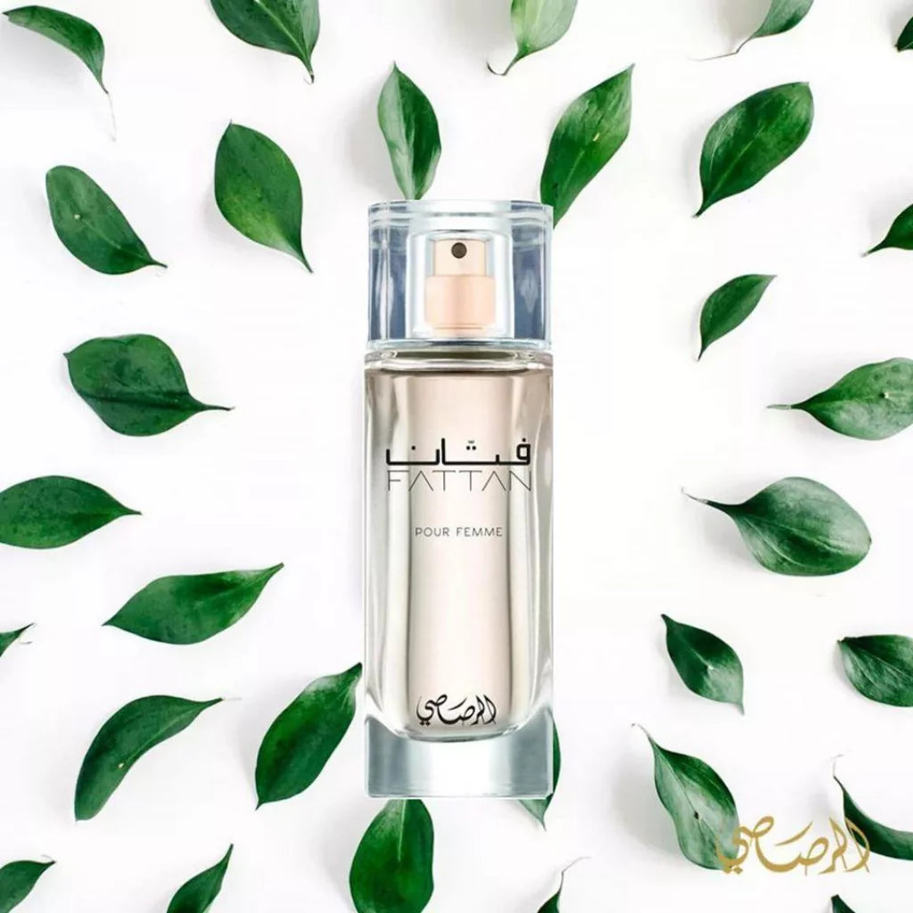 Fattan for Women EDP - Eau de Parfum 50 ML (1.7 oz) by Rasasi ( WITH VELVET POUCH) - Intense Oud