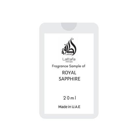 Royal Sapphire Tester Unisex EDP - 20ml |  by Lattafa Pride - Intense Oud