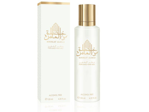 Khoslat Almas Perfumed Hair Mist Alcohol free 125Ml (4.22 Oz) by RASASI - Intense Oud