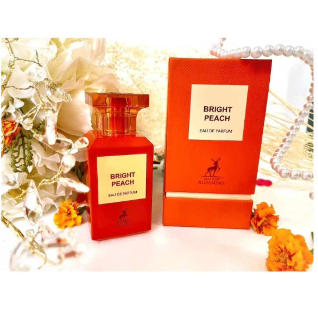 Bright Peach For Men and Women |EDP-80ML/2.7Oz| By Maison Alhambra