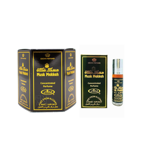 Musk Makkah- 6ml (.2oz) Roll-on Perfume Oil by Al-Rehab (Box of 6) - Intense Oud