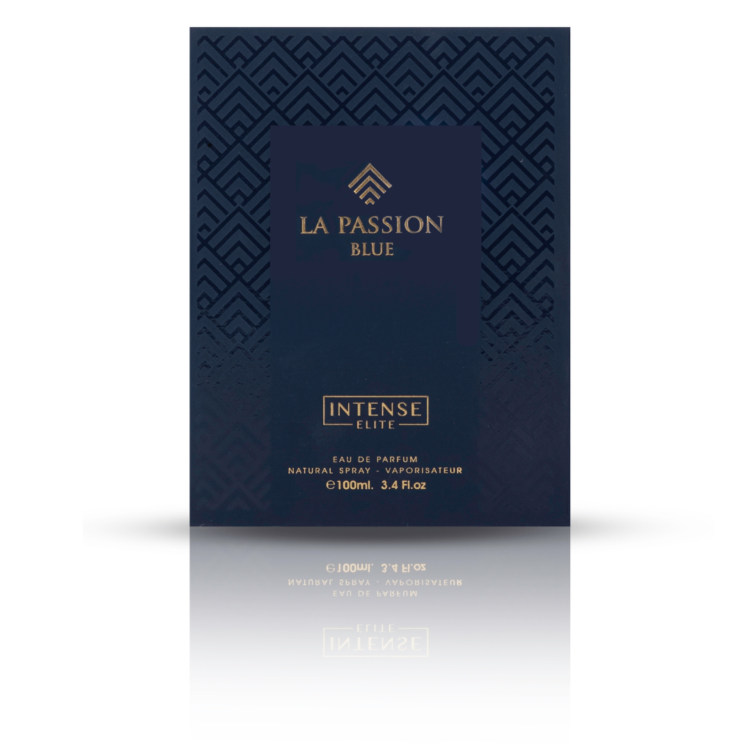 LA Passion Blue for Men EDP - Eau De Parfum 100 ML (3.4 Oz) I By Intense Elite - Intense Oud