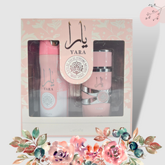 Yara 2 Piece Gift Set |Yara EDP-100ML & Perfumed Spray 200ML| By Lattafa - Intense Oud