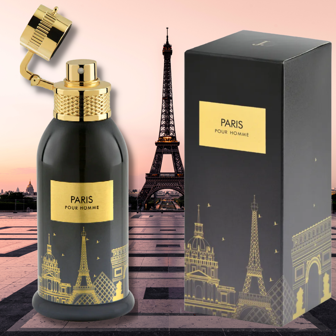 Paris Pour Homme EDP- 100 ML (3.4 oz) by Junaid Jamshed - Intense Oud