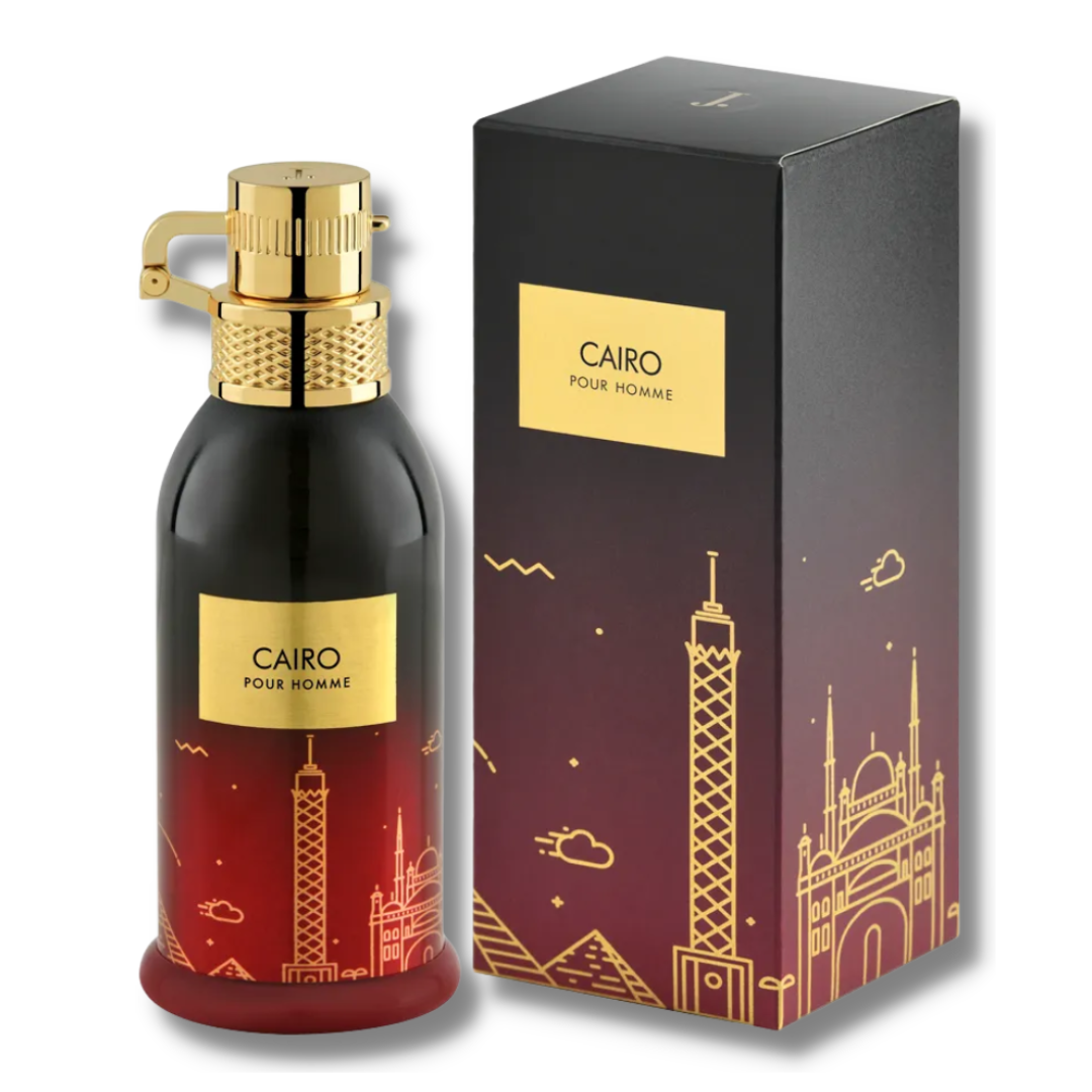 Cairo Pour Homme EDP- 100 ML (3.4 oz) by Junaid Jamshed - Intense Oud