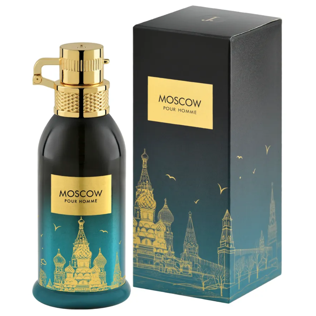 Moscow Pour Homme EDP- 100 ML (3.4 oz) by Junaid Jamshed - Intense Oud