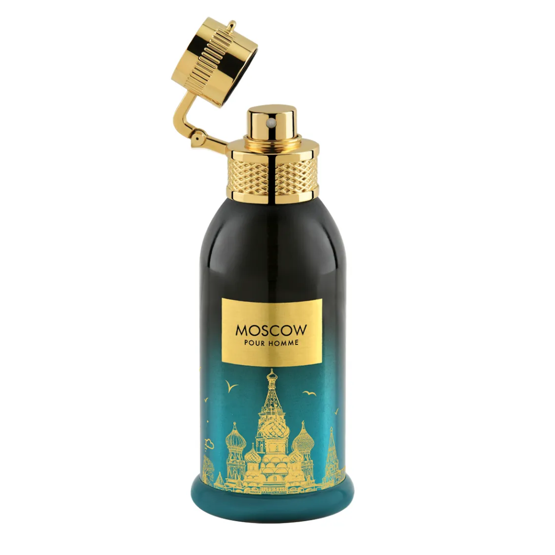 Moscow Pour Homme EDP- 100 ML (3.4 oz) by Junaid Jamshed - Intense Oud