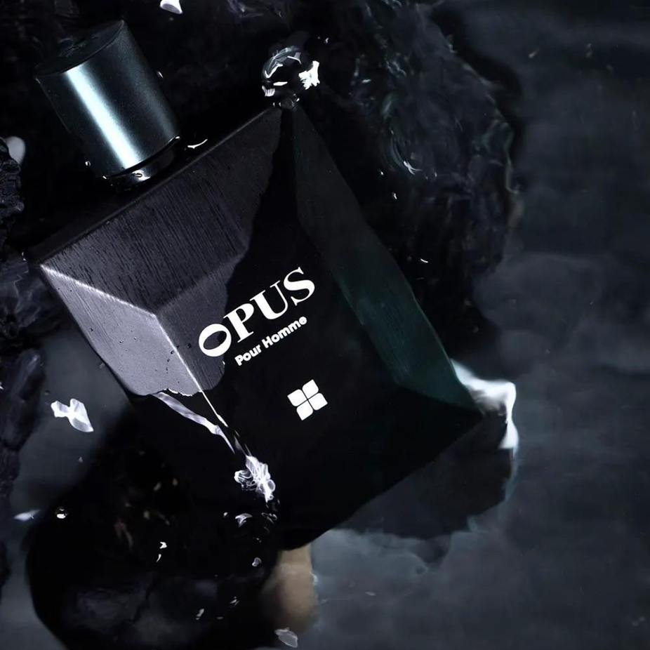 Ideas Opus Eau De Parfum for Men 100ml bottle, featuring sleek packaging and a modern design in the image.