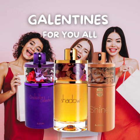 Galentines Bundle - Shadow Women, Orchidee Celeste, Shine - Intense Oud