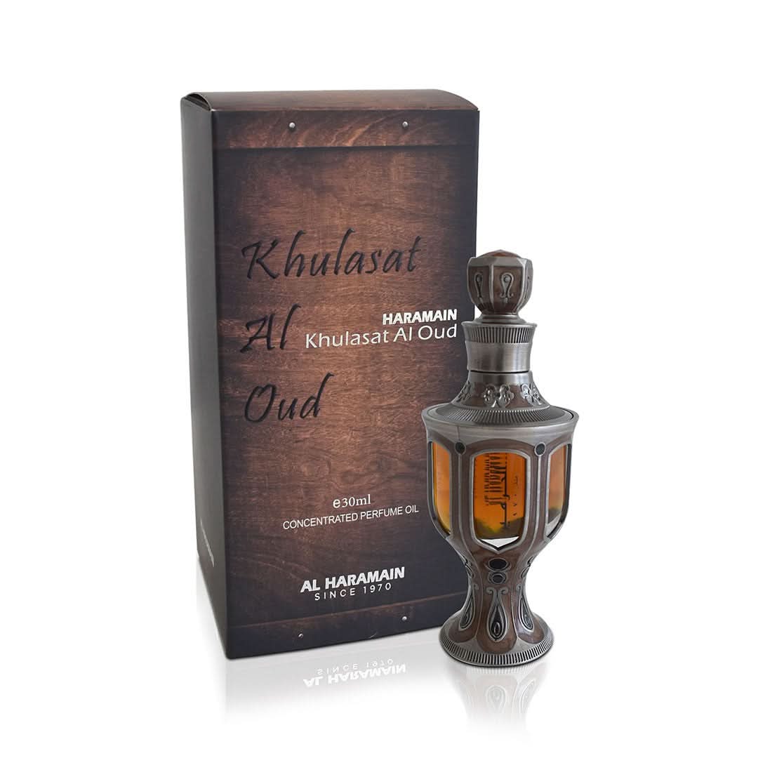 Al Haramain Khulasat Al Oud concentrated perfume oil 30ml bottle