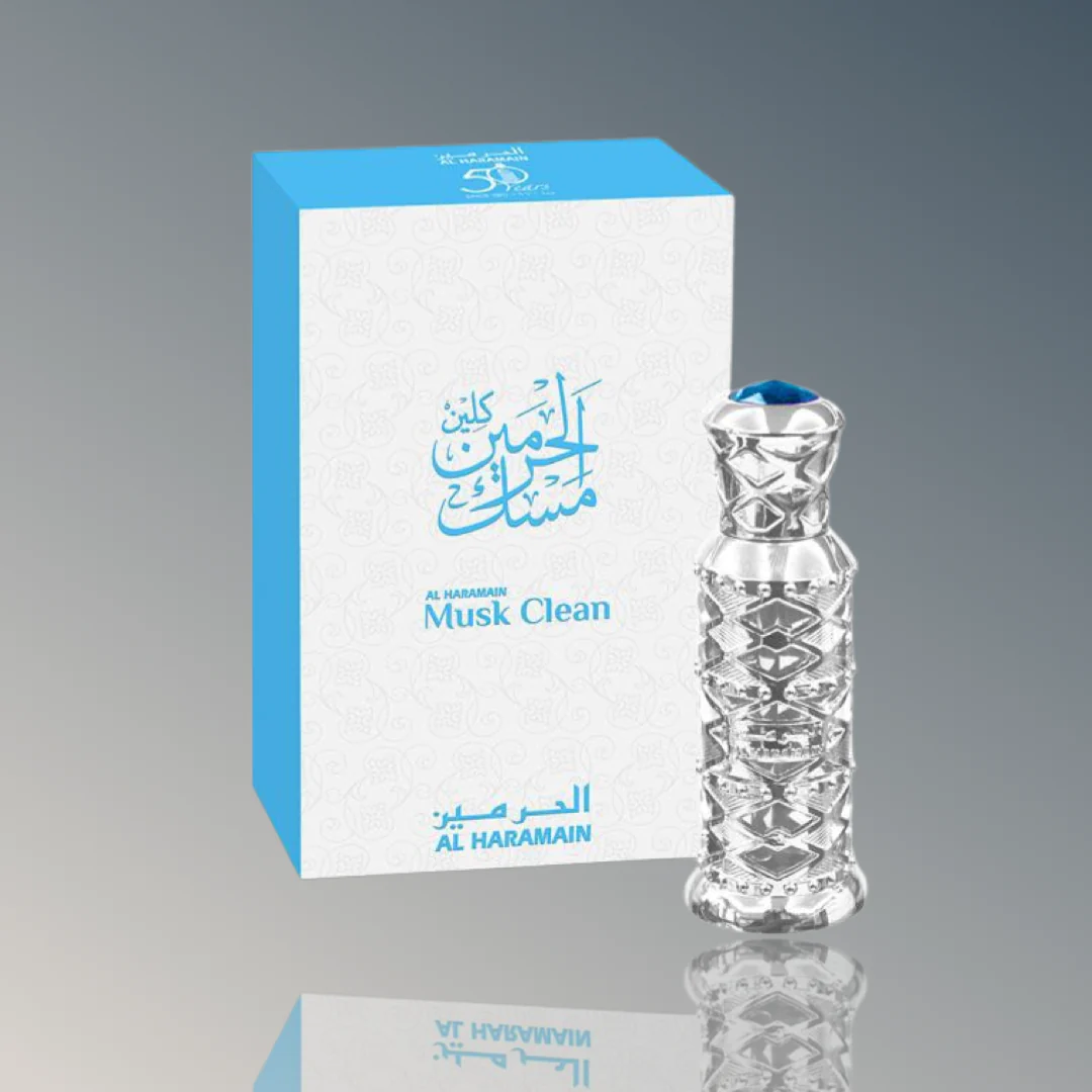 Al Haramain Musk Clean concentrated perfume oil 12ml bottle product image