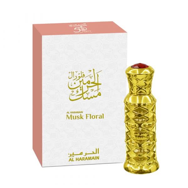 Al Haramain Musk Floral CPO concentrated perfume oil 12ml bottle