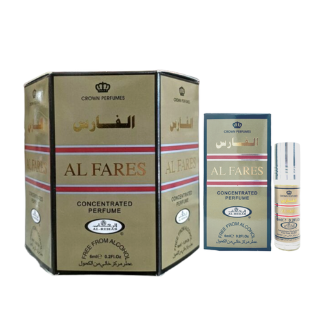 Al Fares perfume oil by Al Rehab 6 ml roll-on – box of six