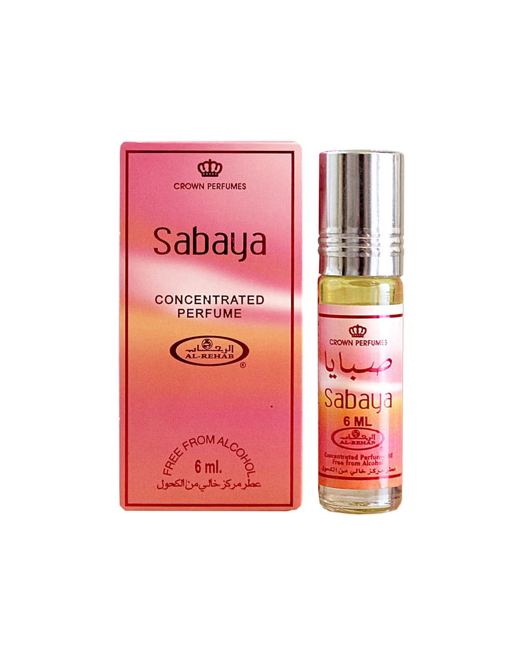 Al Rehab Sabaya Concentrated Perfume Oil 6 ml – six bottles front view