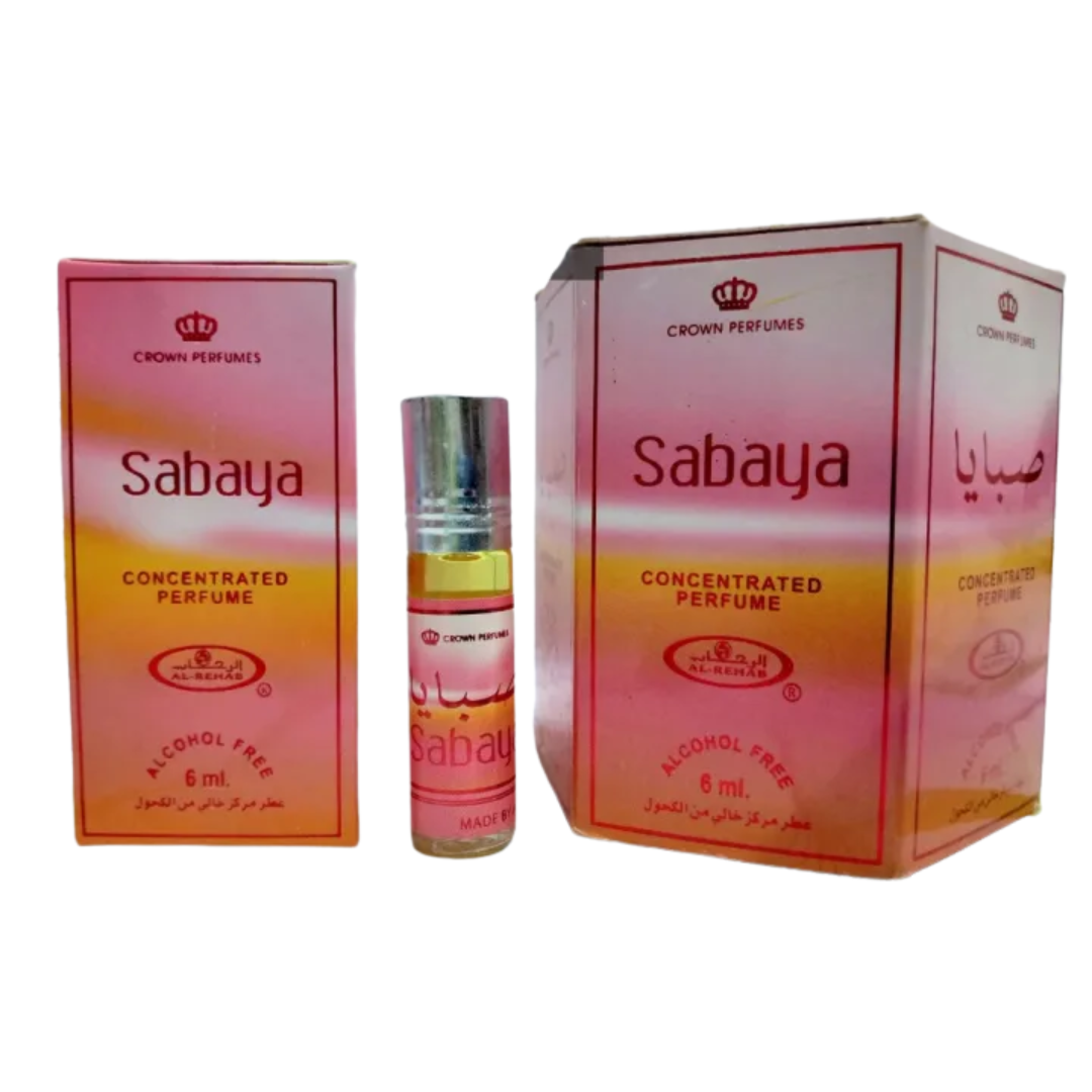 Al Rehab Sabaya Perfume Oil 6 ml roll-on – box of six