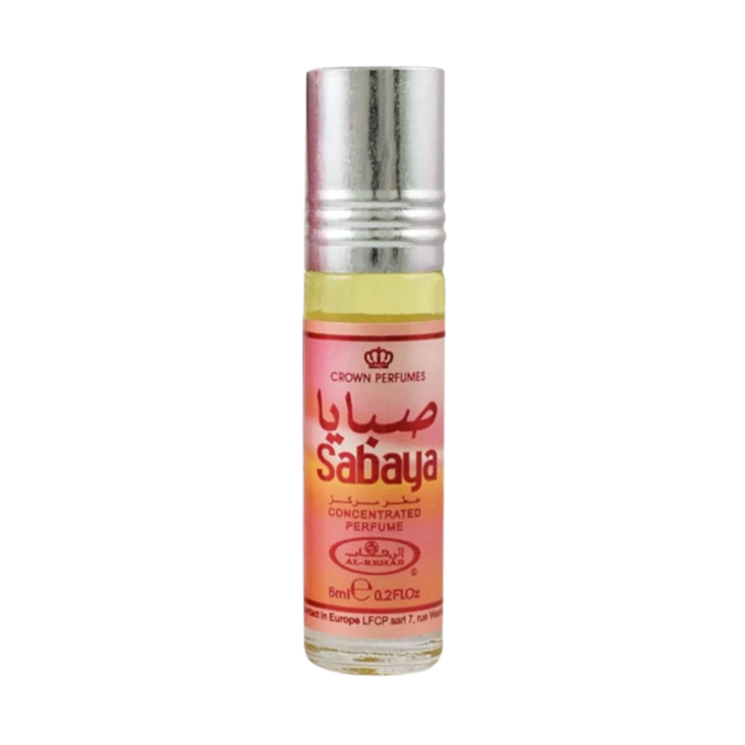 Al Rehab Sabaya Roll On Perfume 6 ml – bottle and box
