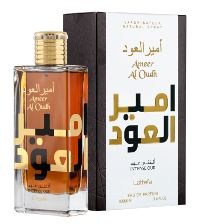 Ameer Al Oud Intense Oud, Ser Al Malika & Velvet Rose EDP-100ml(3.4 oz) with Magnetic Gift Box | by Lattafa Perfumes - Intense Oud