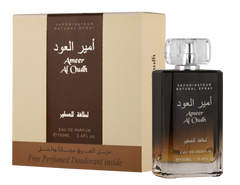 Ameer Al Oudh 100ml (3.4 oz) EDP with Deodorant by Lattafa - Intense Oud