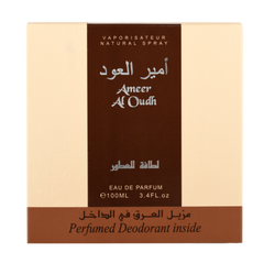 Ameer Al Oudh 100ml (3.4 oz) EDP with Deodorant by Lattafa - Intense Oud