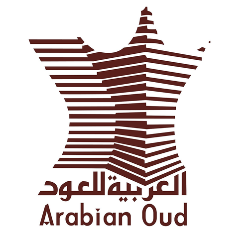 Arabian Oud Kashmir Musk EDP 100ML bottle with logo, showcasing elegant packaging of the fragrance.