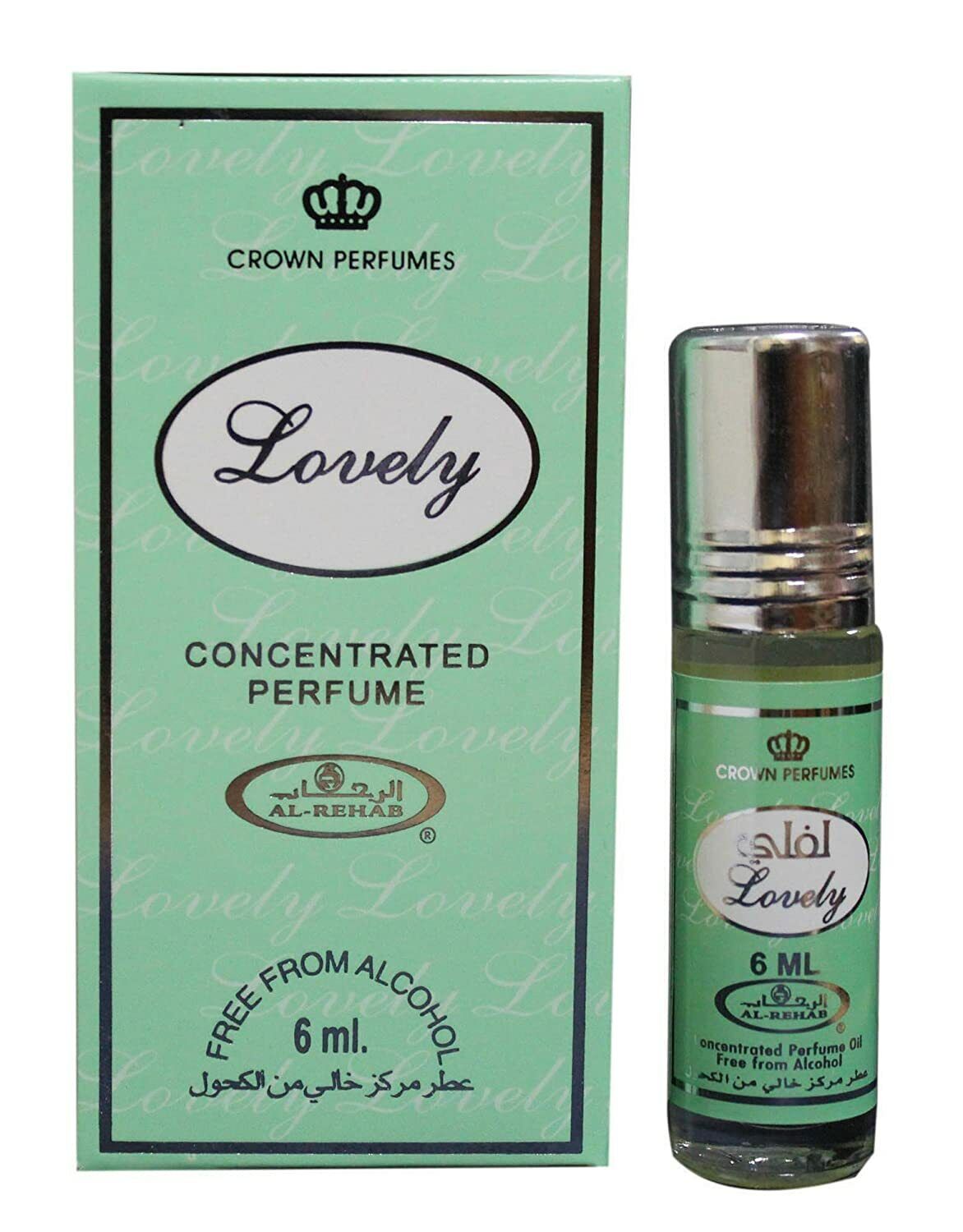 Lovely -6ml (.2oz) Roll-on Perfume Oil by Al-Rehab (Box of 6) - Intense Oud