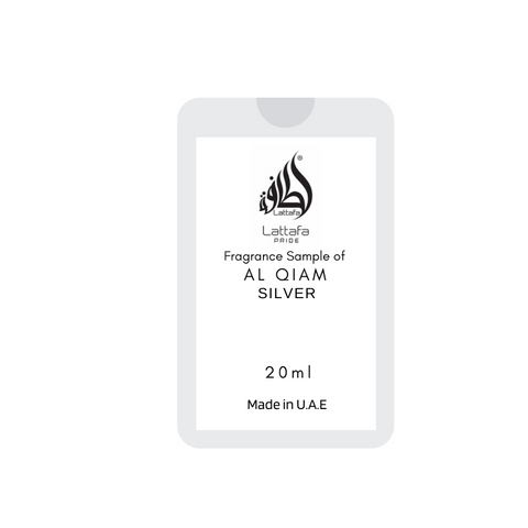 Al Qiam Silver Tester - 20mL (0.7oz) by Lattafa Pride - Intense Oud