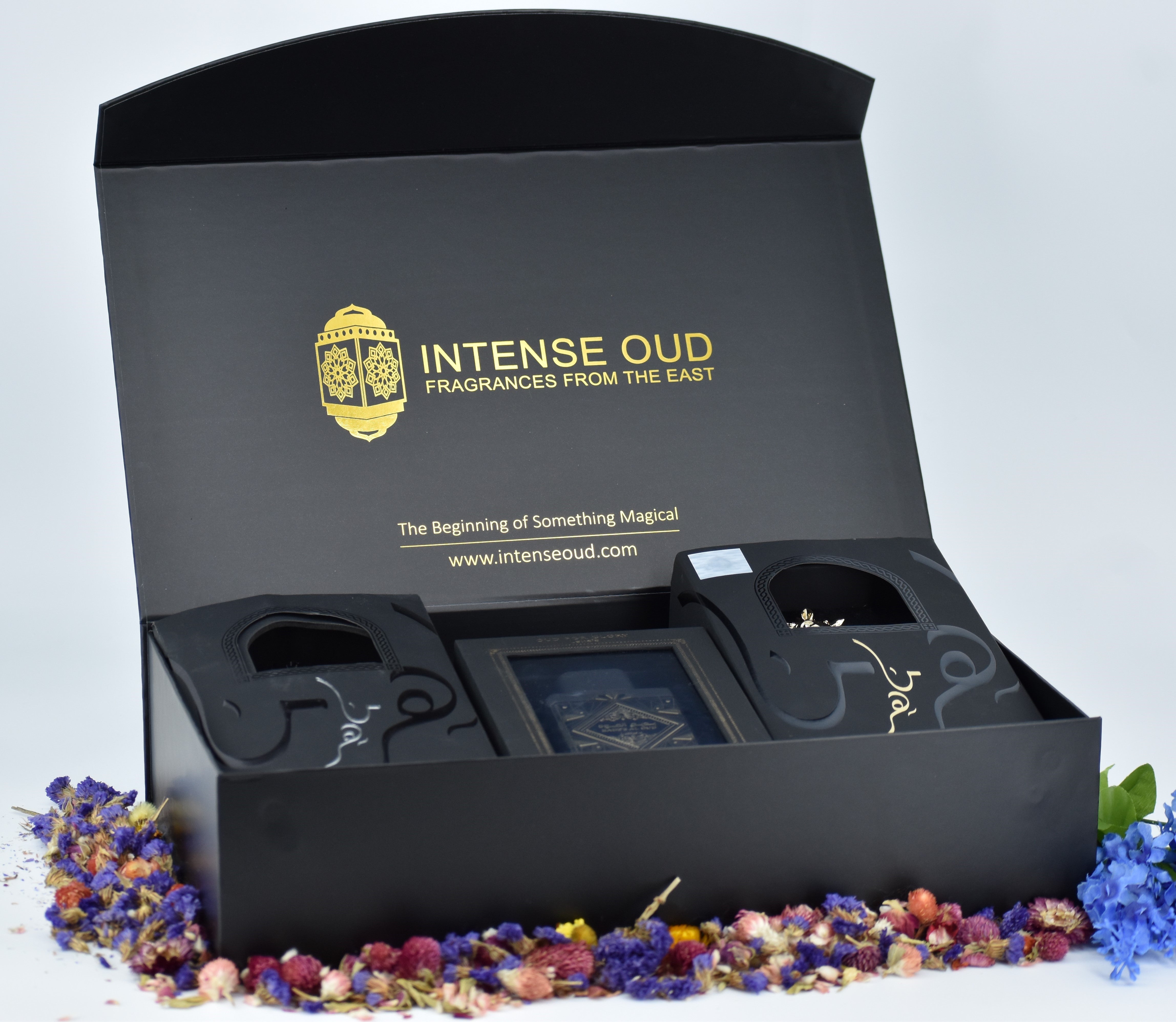Maahir, Maahir Black & Bade'e Al Oud For Glory EDP-100ml(3.4 oz) with Magnetic Gift Box Perfect for Gifting - Intense Oud